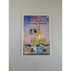 1987 The Disney Classic Fairytales in Postage Stamps Book Unused Hardcover